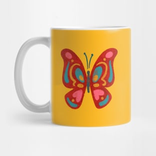 Red Butterfly Mug